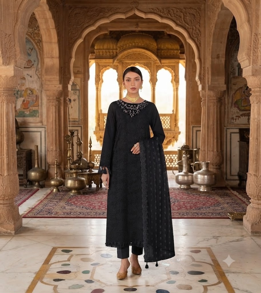 Embroidered Luxury Lawn Suit CT-817