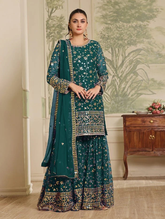 Embroidered Luxury Lawn Suit CT-663