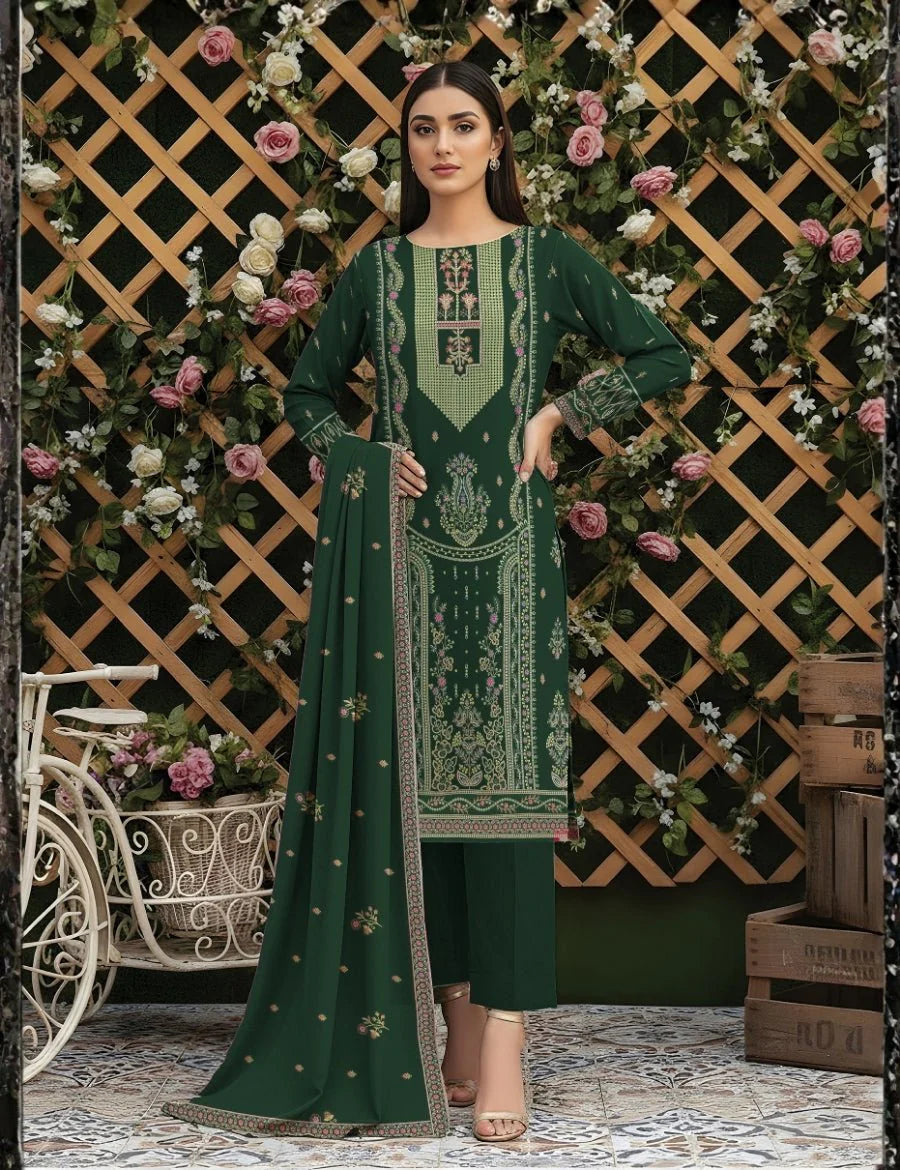 Embroidered Luxury Lawn Suit CT-765