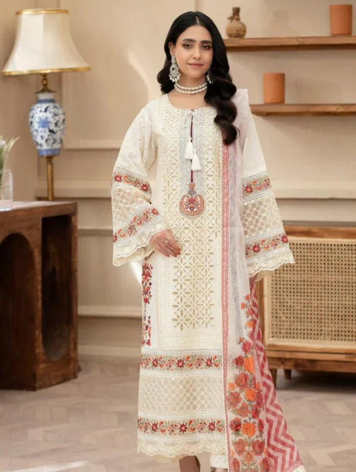 Embroidered Luxury Lawn Suit CT-749