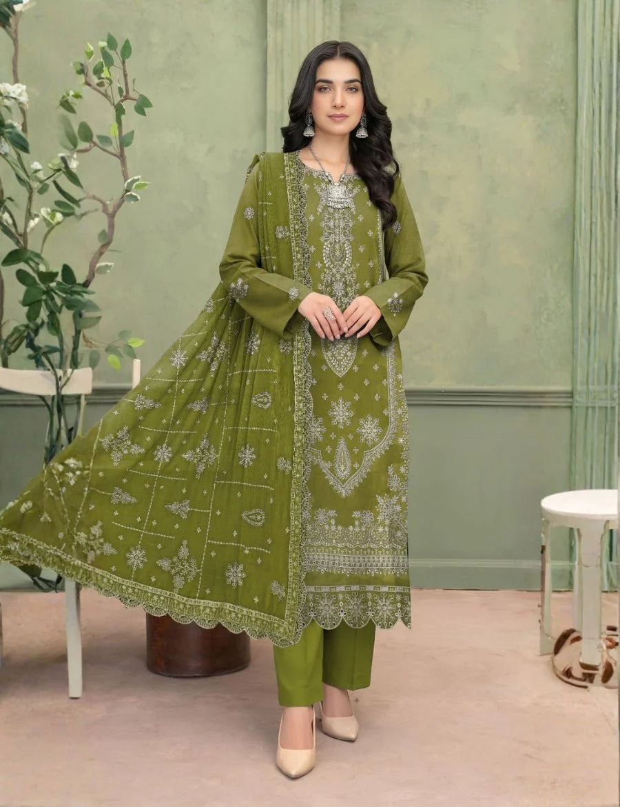 Embroidered Luxury Lawn Suit CT-937