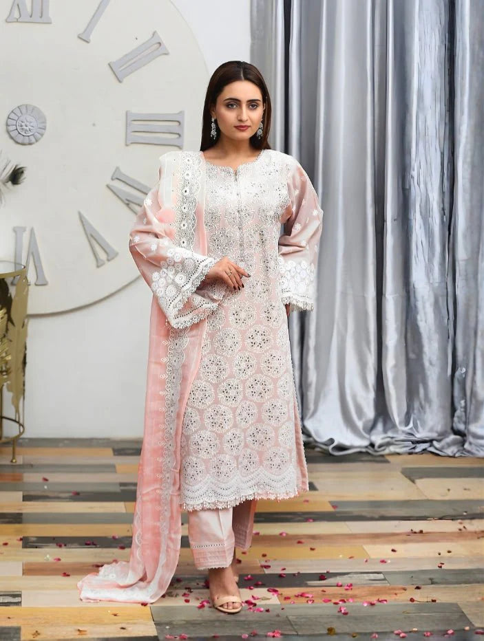 Embroidered Luxury Lawn Suit CT-804