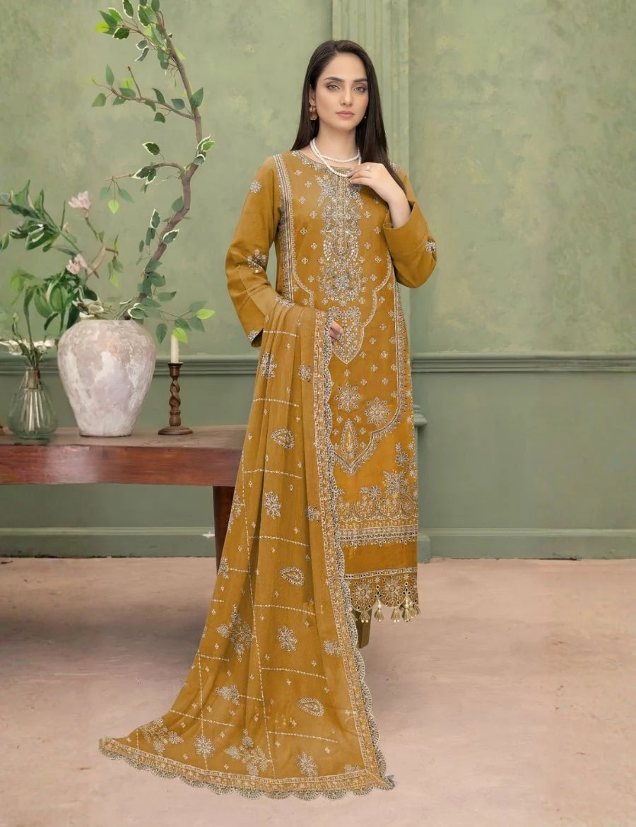 Embroidered Luxury Lawn Suit CT-937