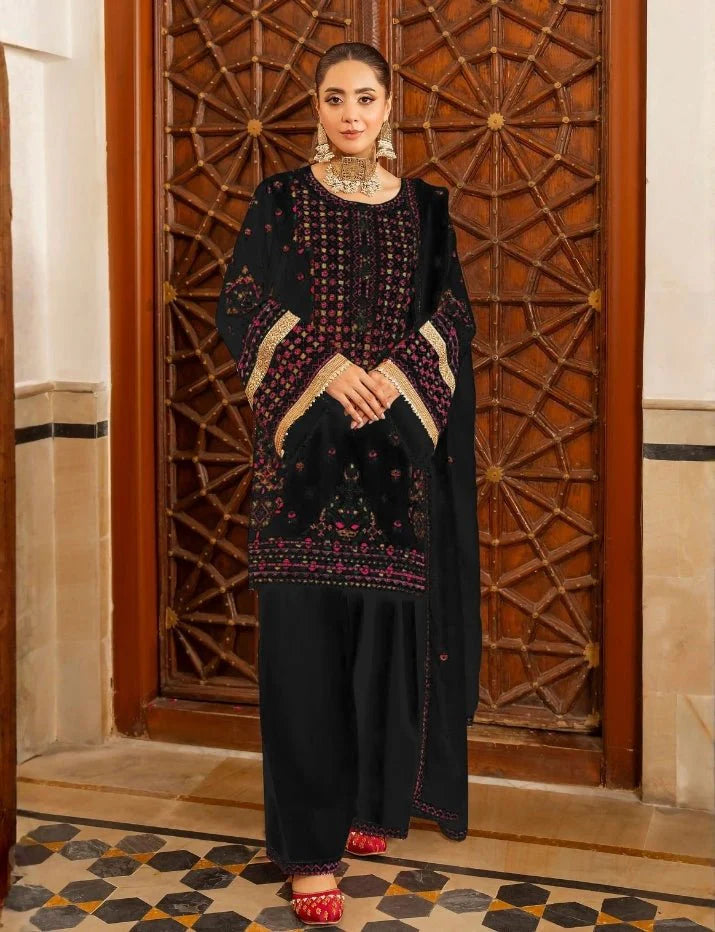 Embroidered Luxury Lawn Suit CT-787