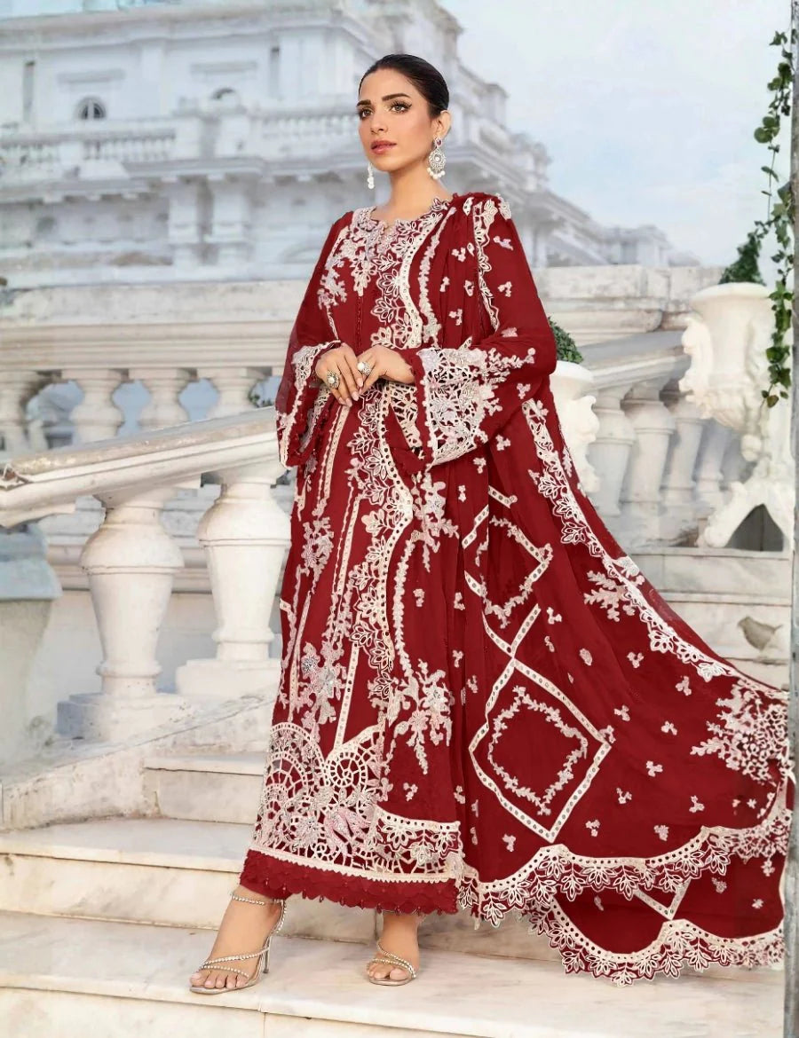 Embroidered Luxury Lawn Suit CT-776