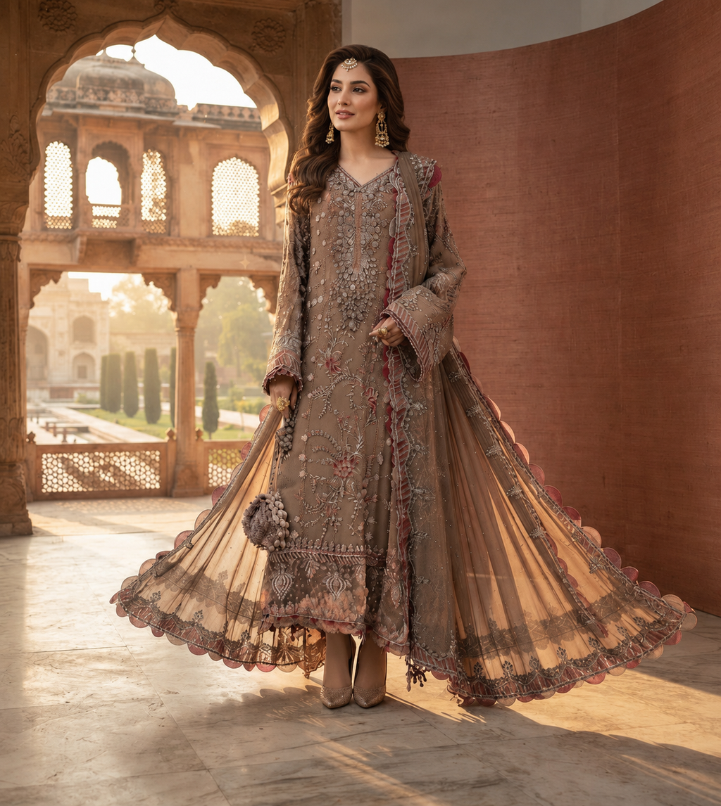 Embroidered Luxury Lawn Suit CT-763