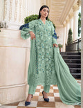 Embroidered Premium Viscose Suit CT-1933