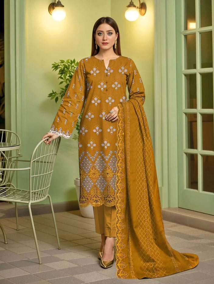 Embroidered Luxury Lawn Suit CT-813