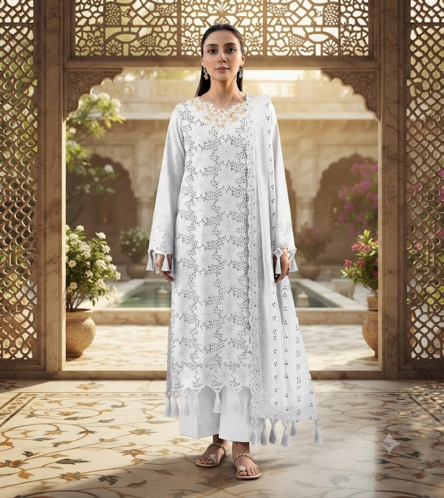 Embroidered Luxury Lawn Suit CT-817