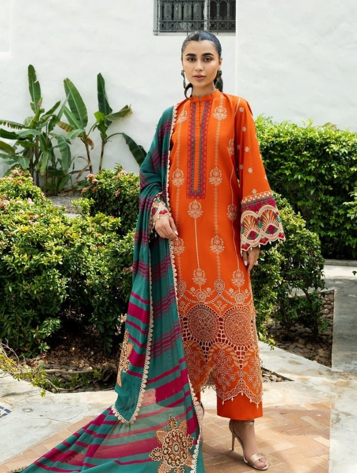 Embroidered Luxury Lawn Suit CT-724