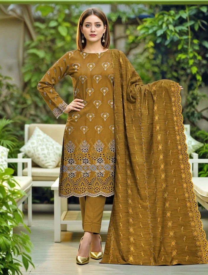 Embroidered Luxury Lawn Suit CT-809