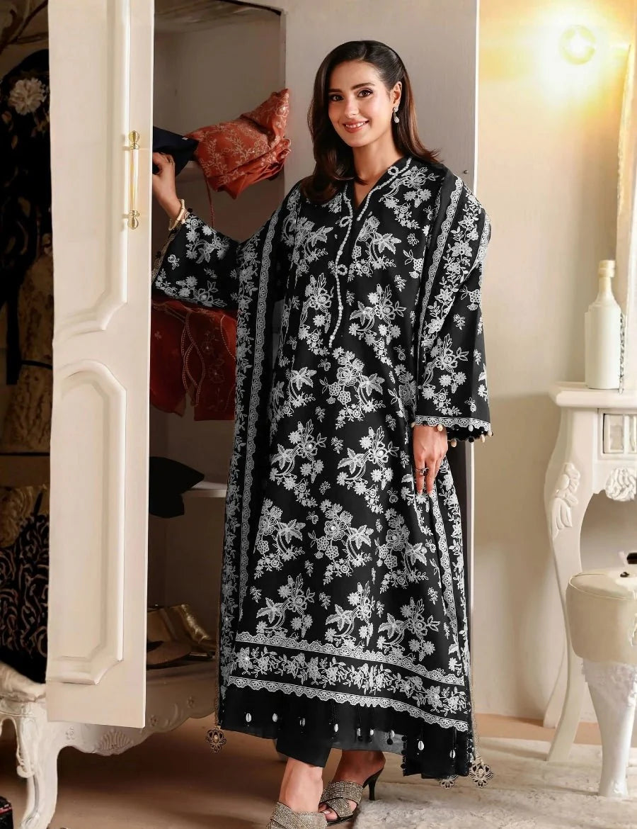 Embroidered Luxury Lawn Suit CT-929