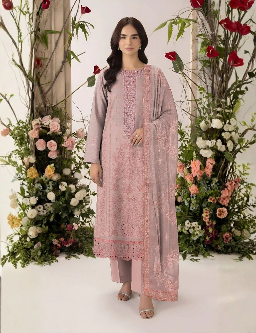 Embroidered Luxury Lawn Suit CT-942