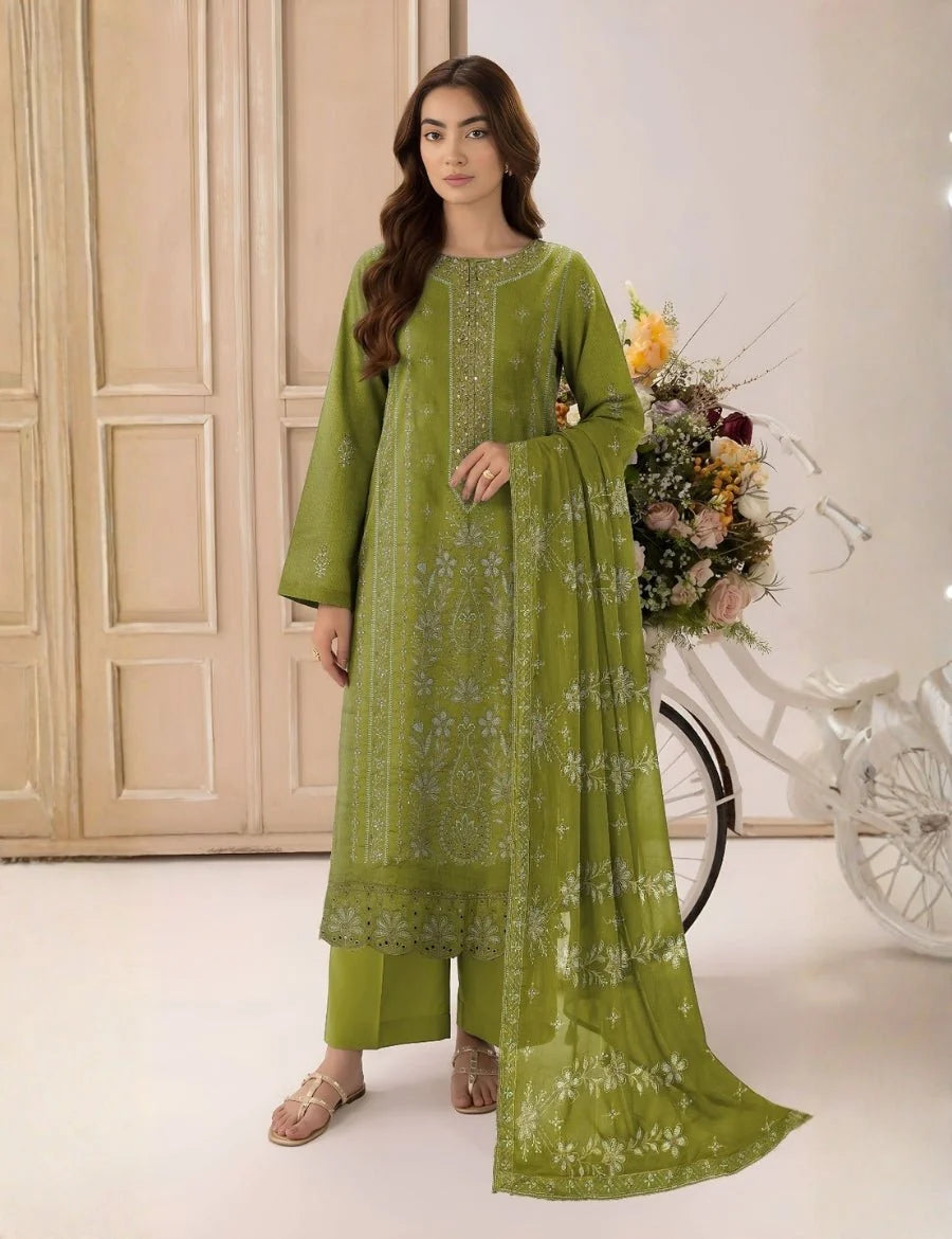 Embroidered Luxury Lawn Suit CT-942