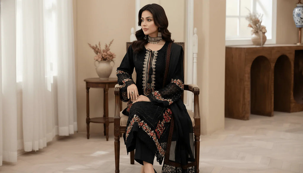 Embroidered Luxury Lawn Suit CT-749
