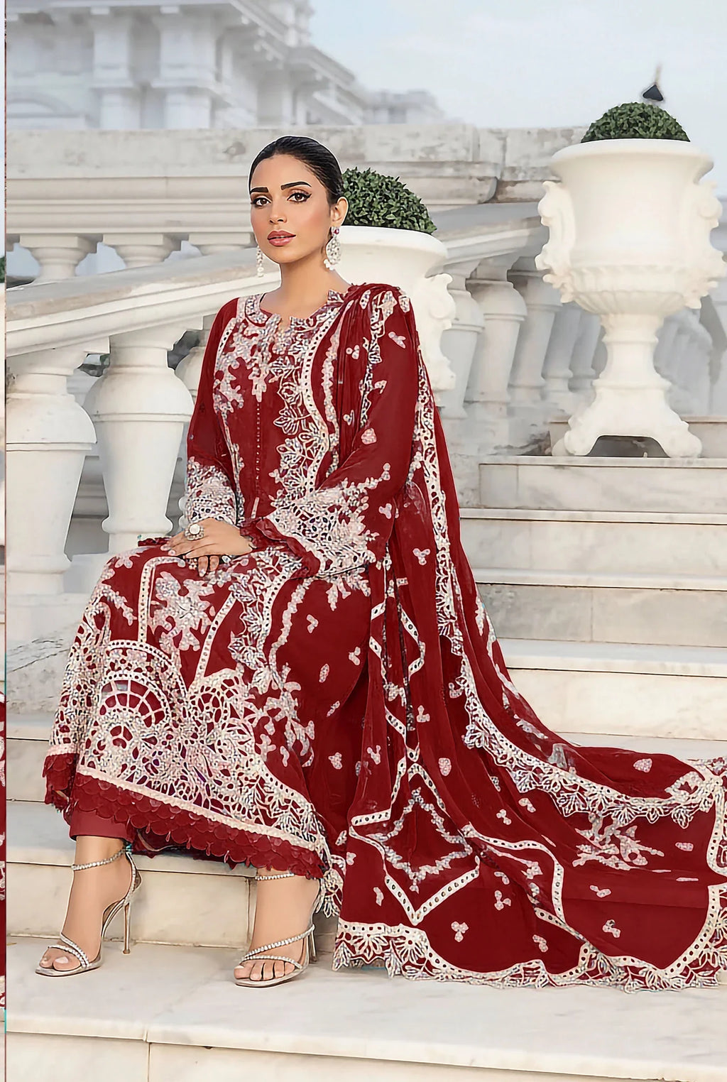 Embroidered Luxury Lawn Suit CT-776