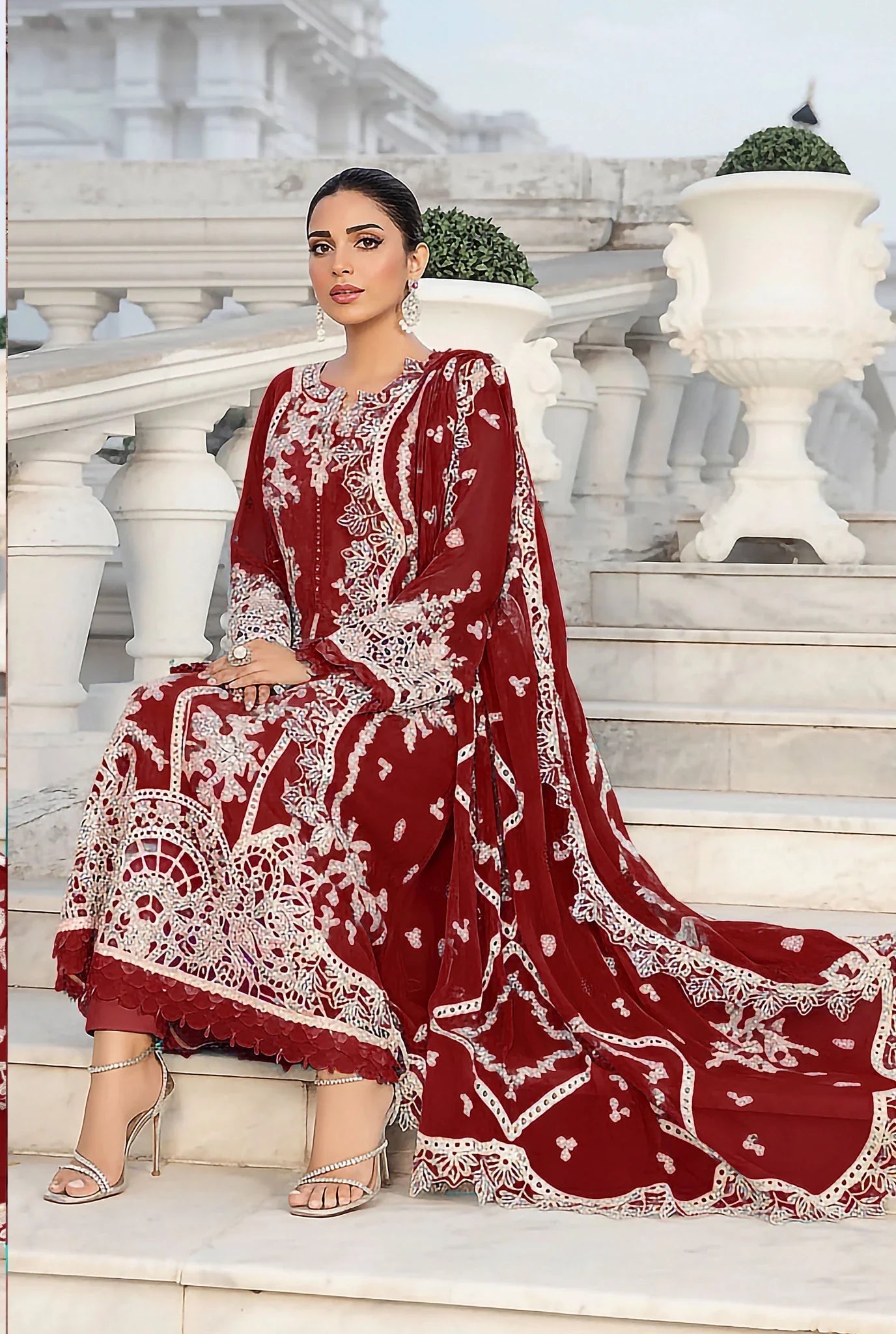 Embroidered Luxury Lawn Suit CT-776