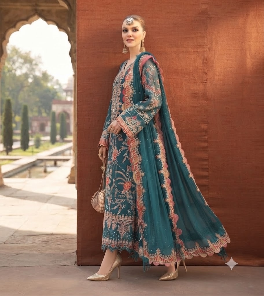 Embroidered Luxury Lawn Suit CT-763