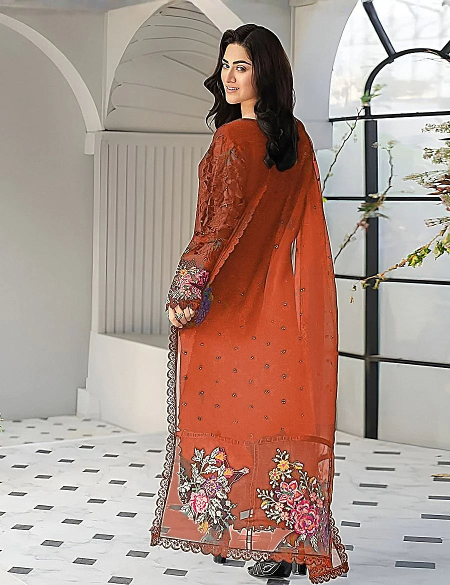 Embroidered Premium Viscose Suit CT-1717
