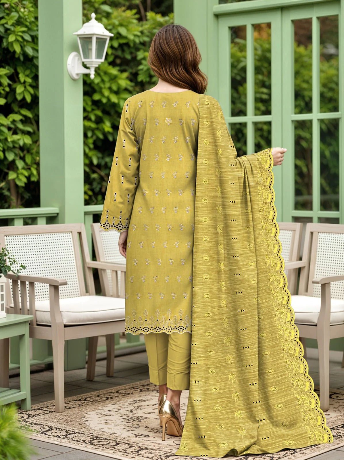 Embroidered Luxury Lawn Suit CT-811
