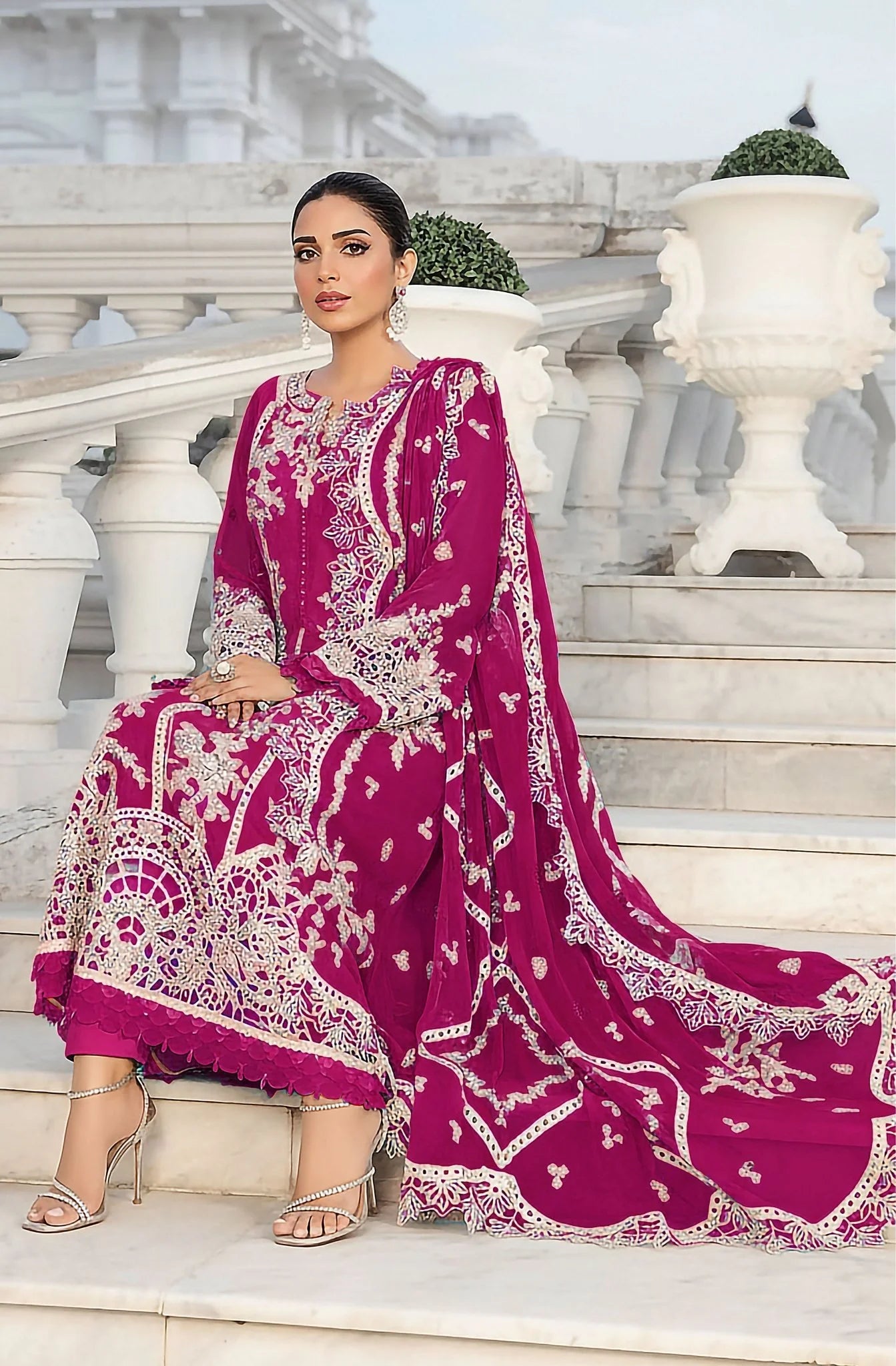 Embroidered Luxury Lawn Suit CT-776