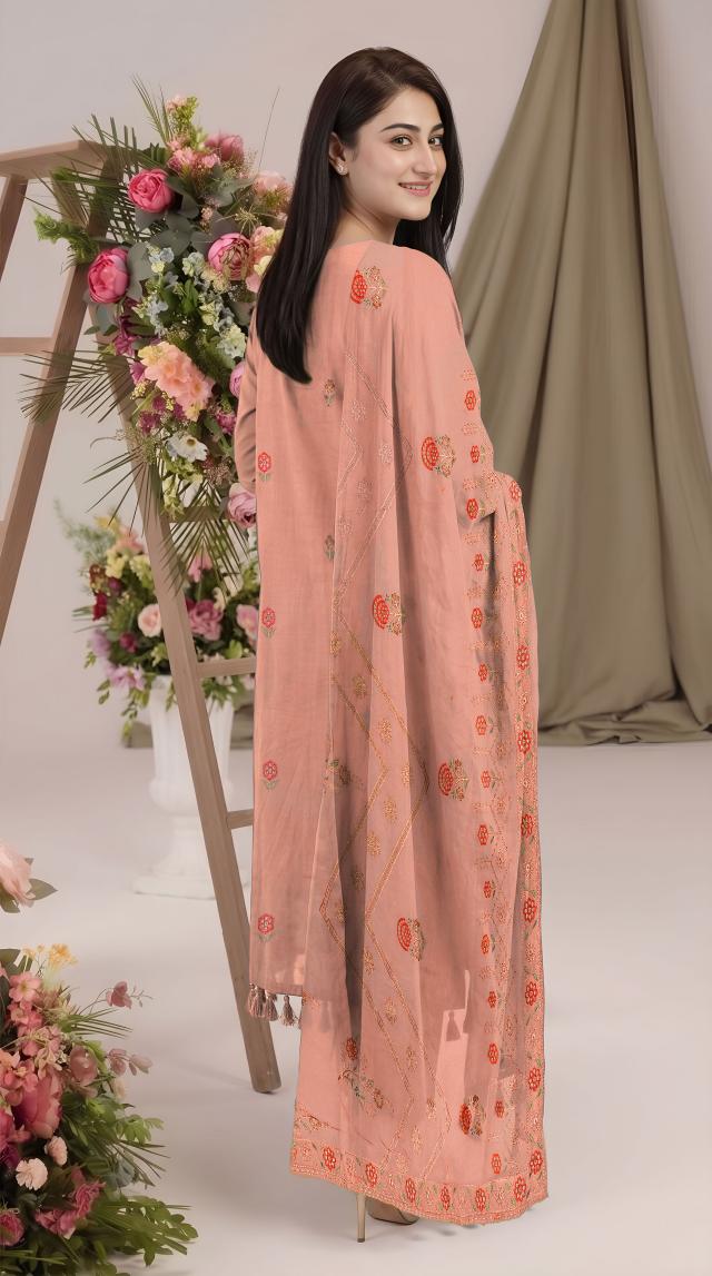 Embroidered Luxury Lawn Suit CT-947