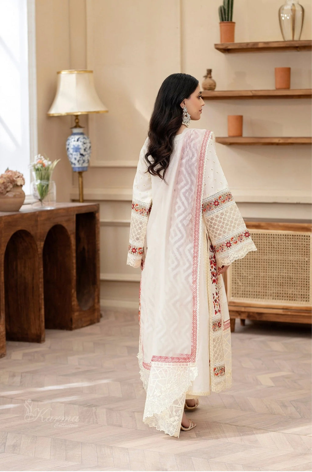 Embroidered Premium Viscose Suit CT-1749