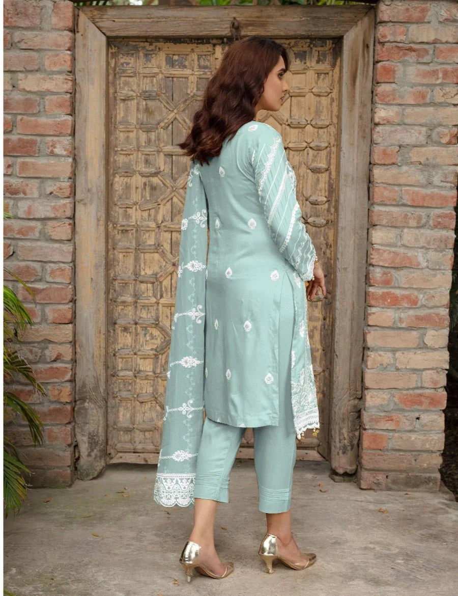 Embroidered Luxury Lawn Suit CT-536
