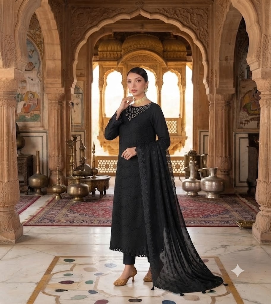 Embroidered Luxury Lawn Suit CT-817