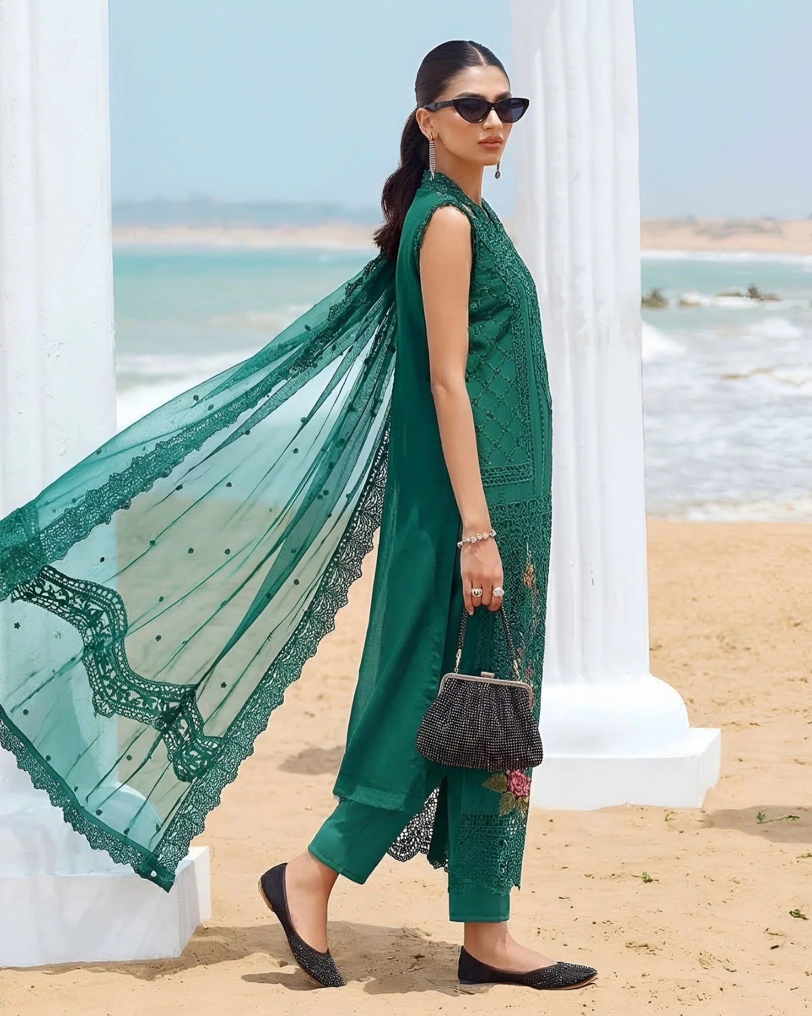 Embroidered Luxury Lawn Suit CT-737