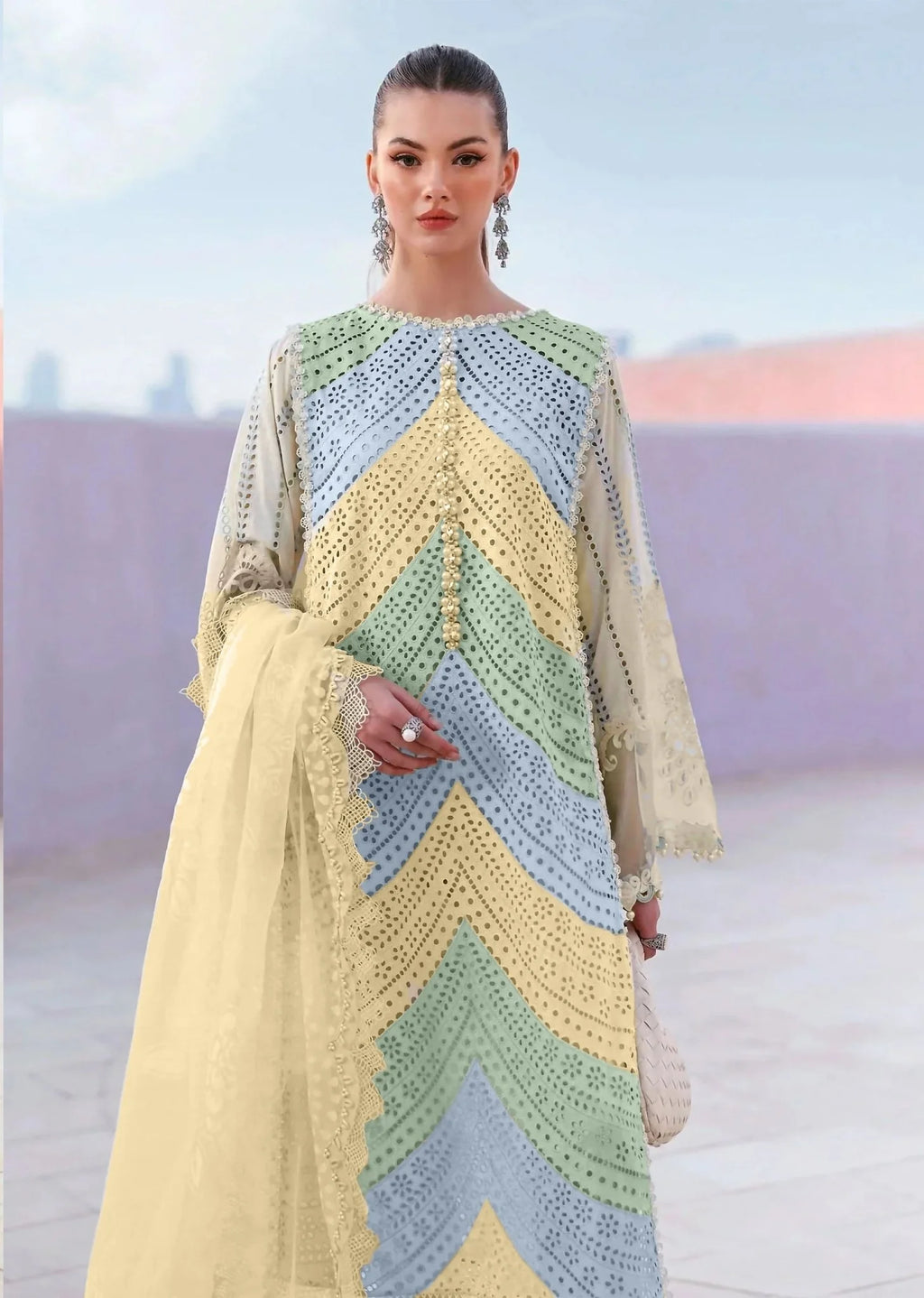 Embroidered Luxury Lawn Suit CT-919