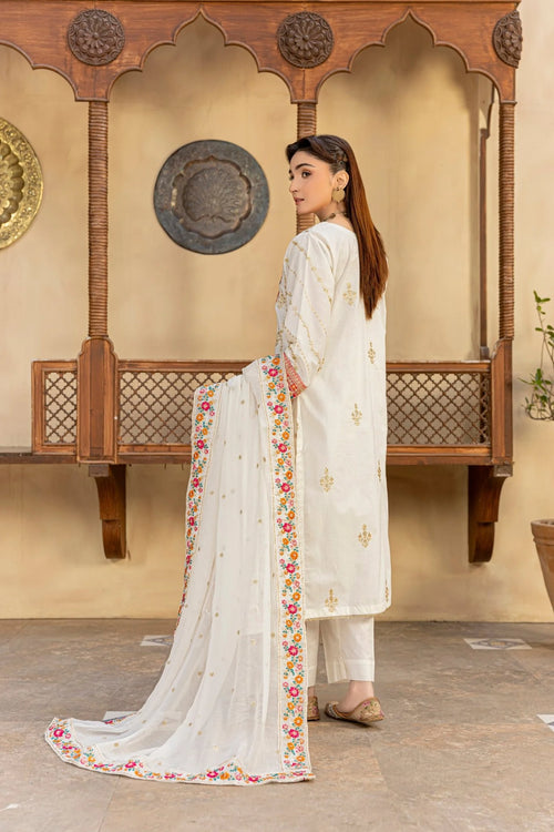 Embroidered Luxury Lawn Suit CT-707