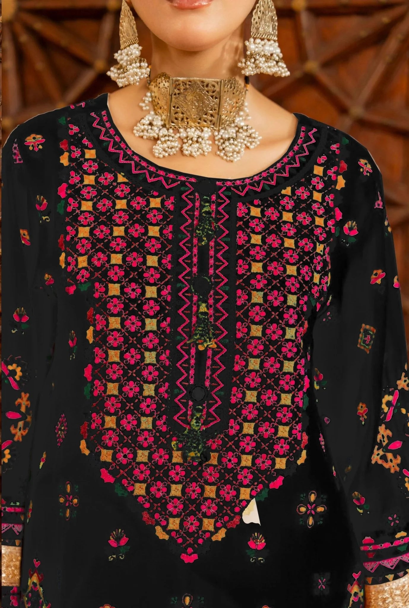 Embroidered Luxury Lawn Suit CT-787