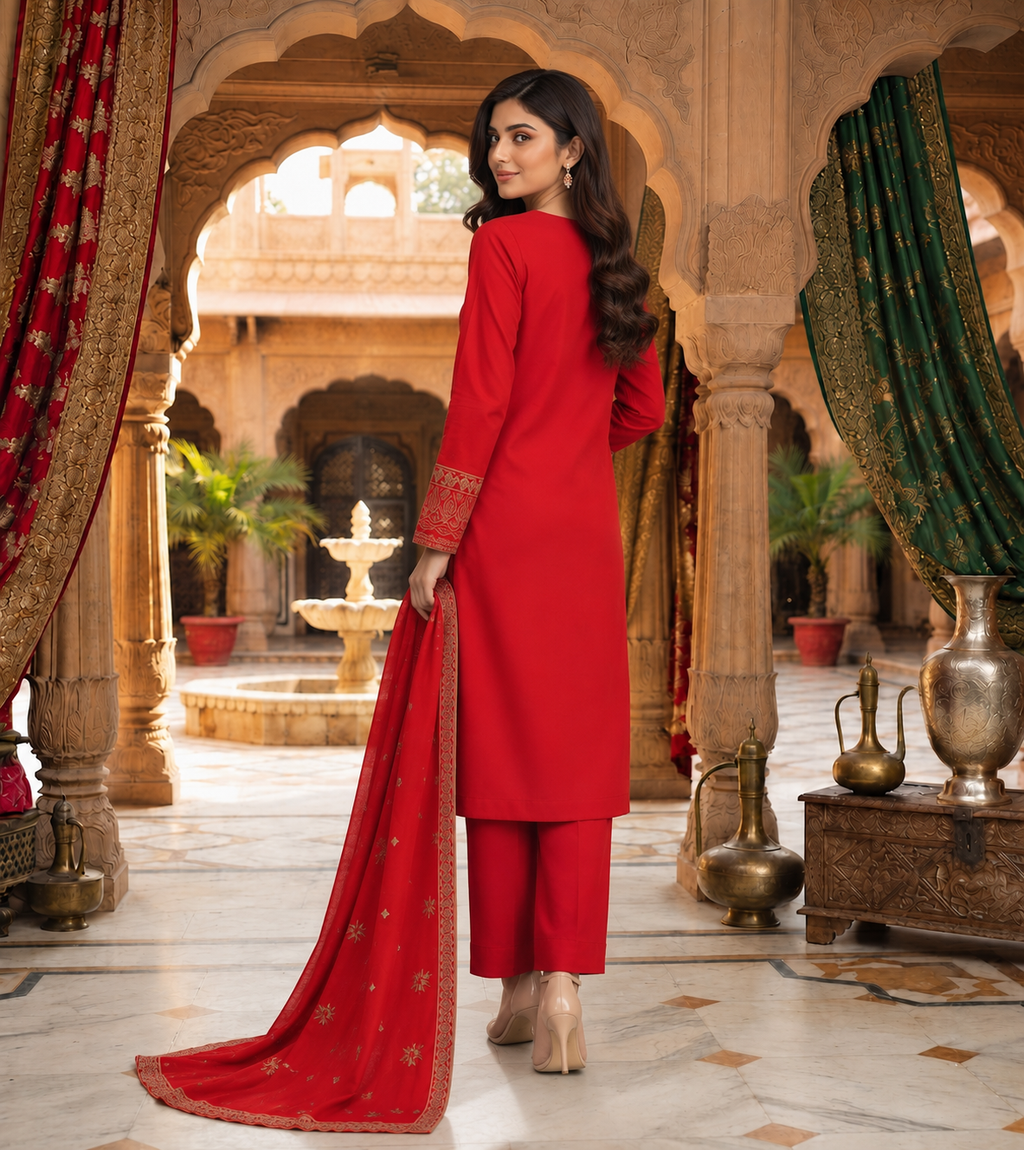 Embroidered Luxury Lawn Suit CT-765