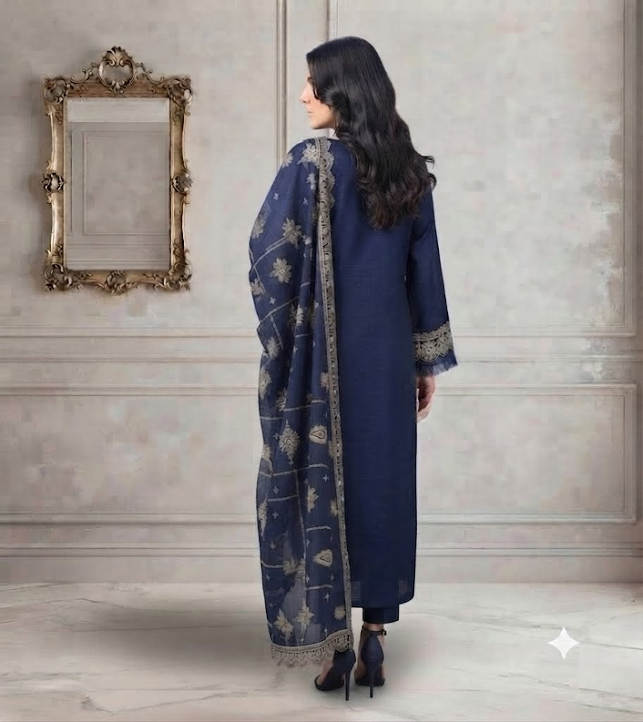 Embroidered Luxury Lawn Suit CT-937