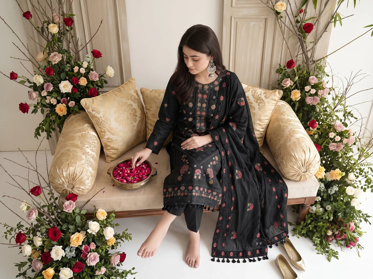 Embroidered Luxury Lawn Suit CT-947