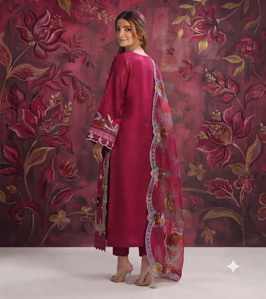 Embroidered Luxury Lawn Suit CT-759