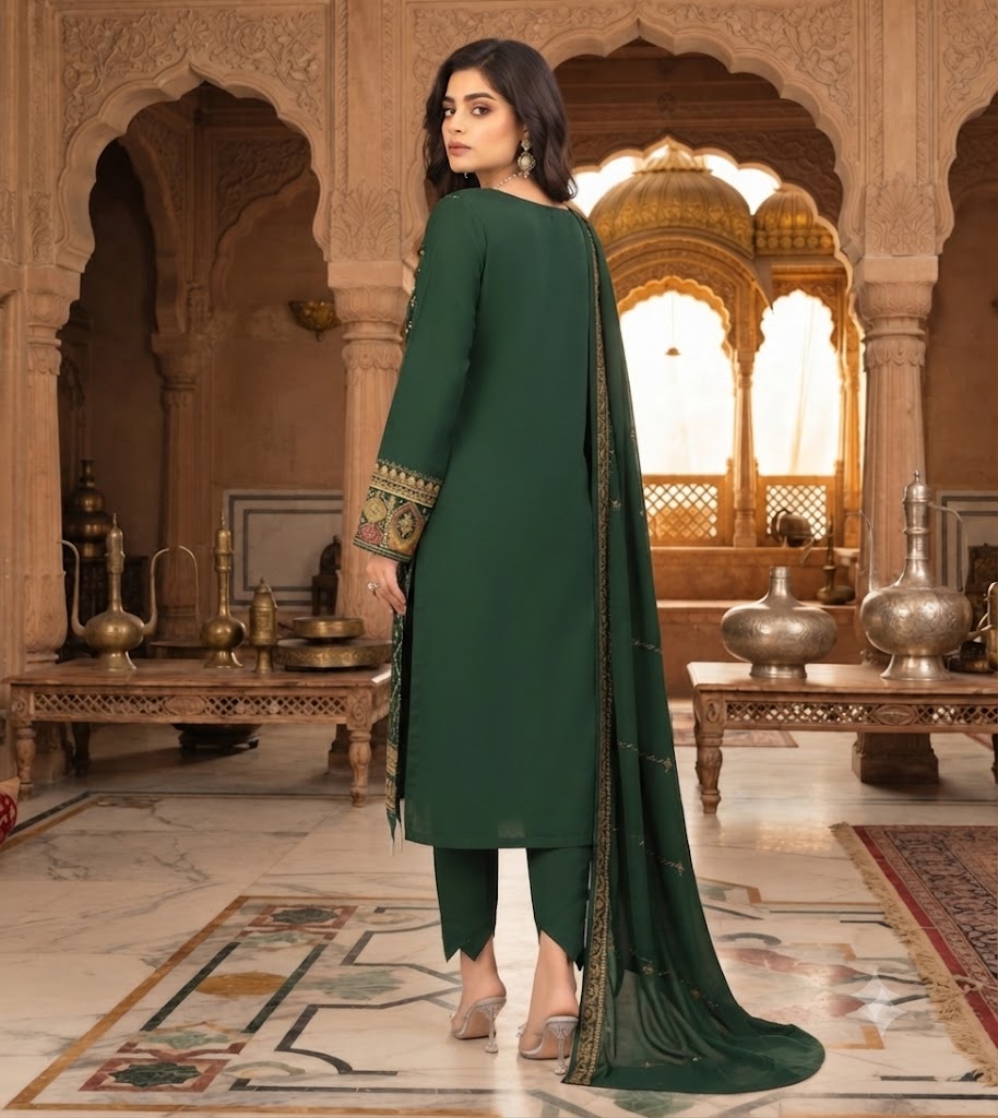 Embroidered Luxury Lawn Suit CT-359