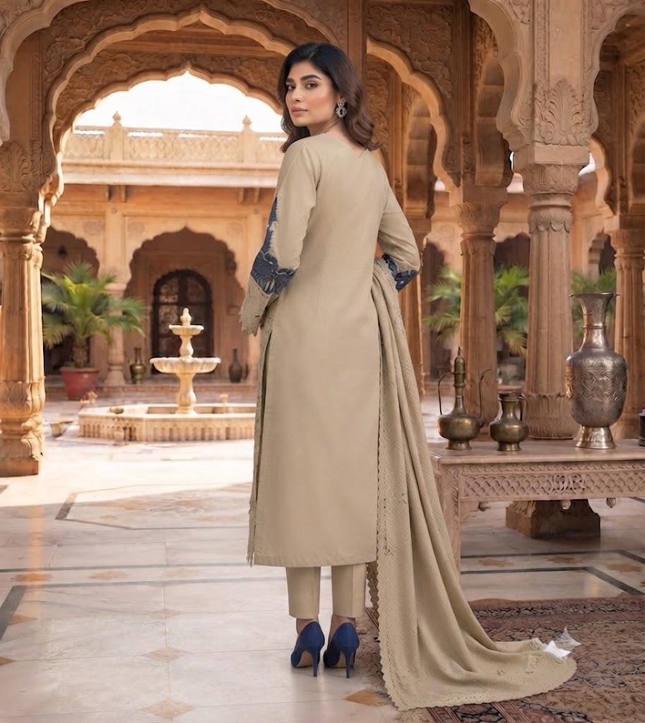 Embroidered Luxury Lawn Suit CT-933