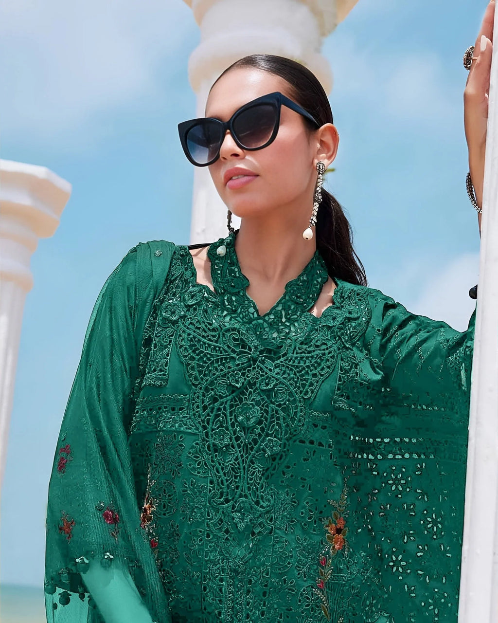 Embroidered Luxury Lawn Suit CT-737