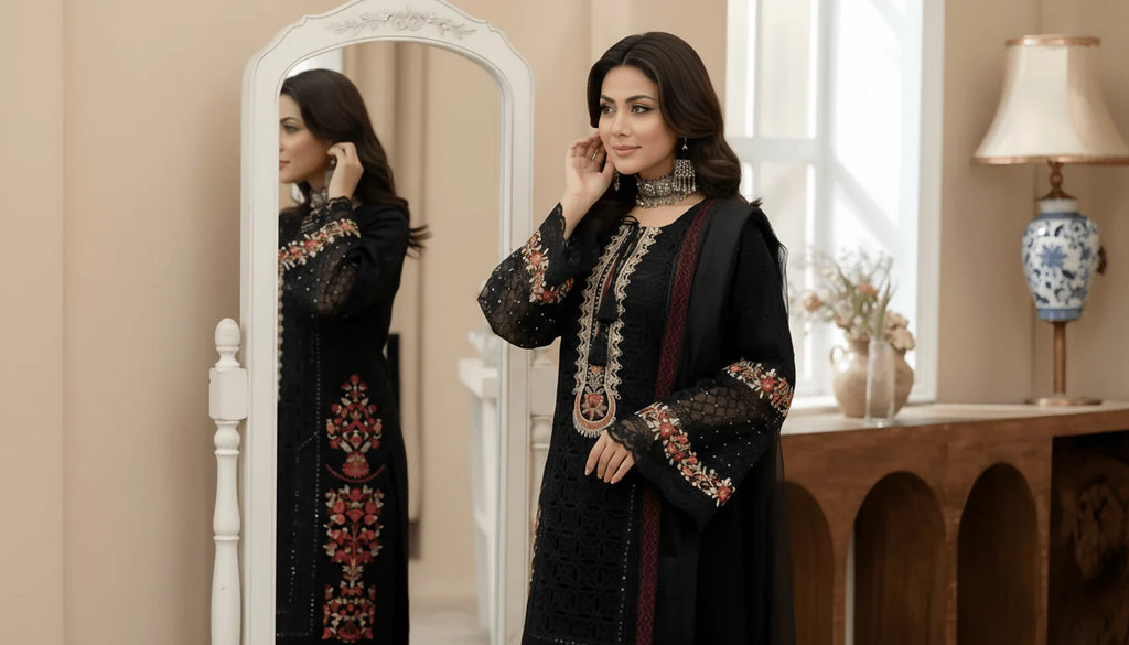 Embroidered Luxury Lawn Suit CT-749