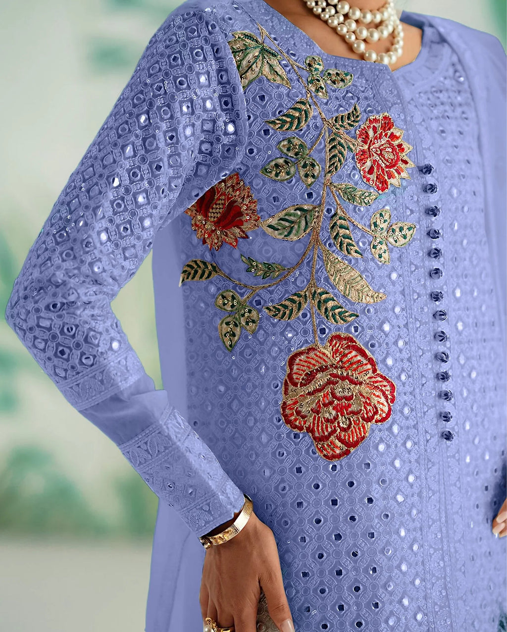 Embroidered Luxury Lawn Suit CT-916
