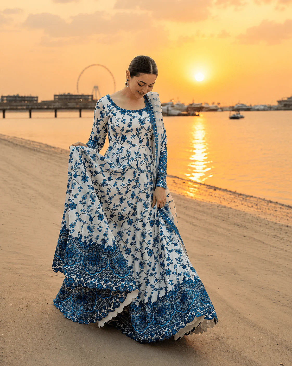 Embroidered Luxury Lawn Suit CT-909