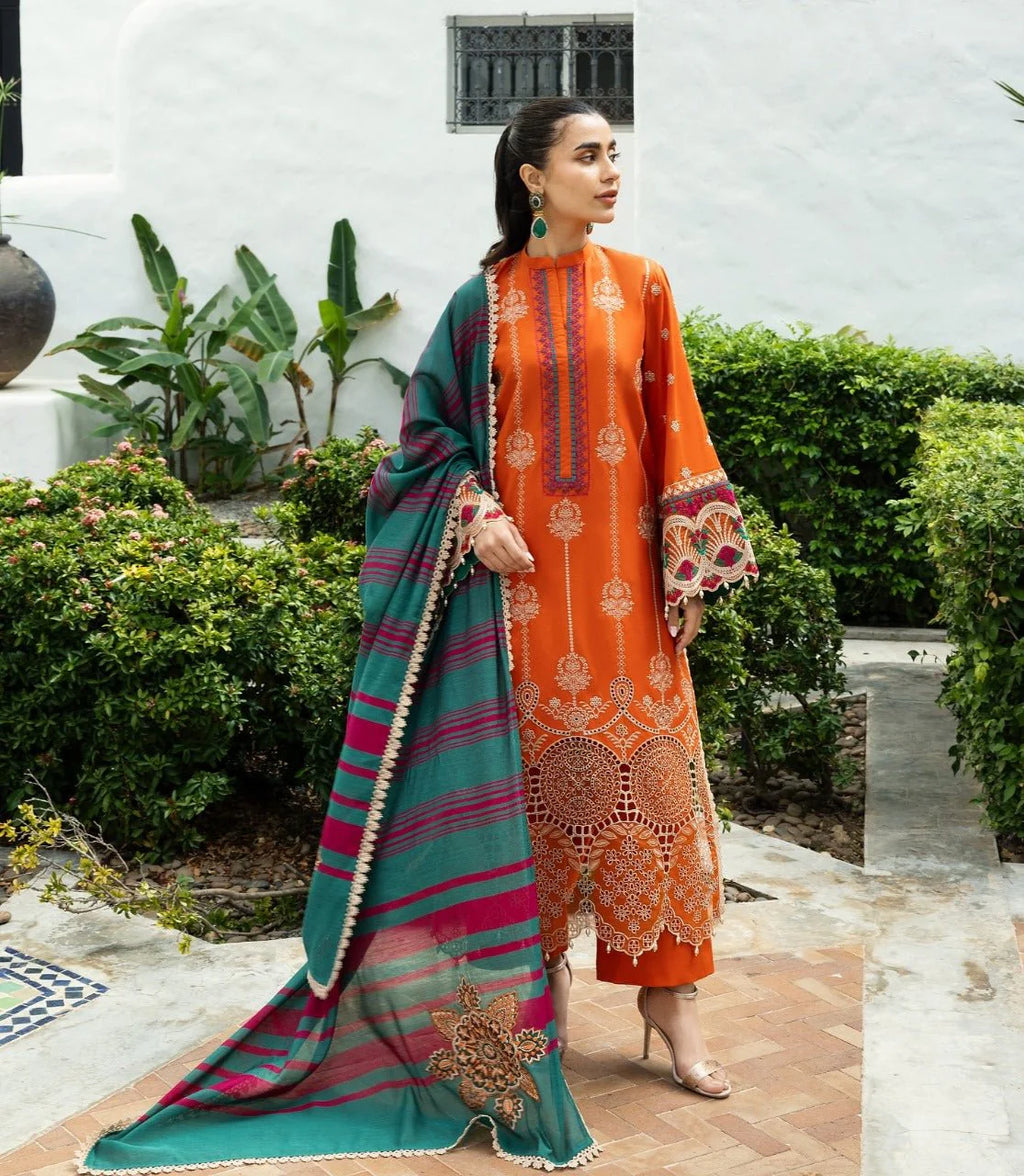 Embroidered Luxury Lawn Suit CT-724