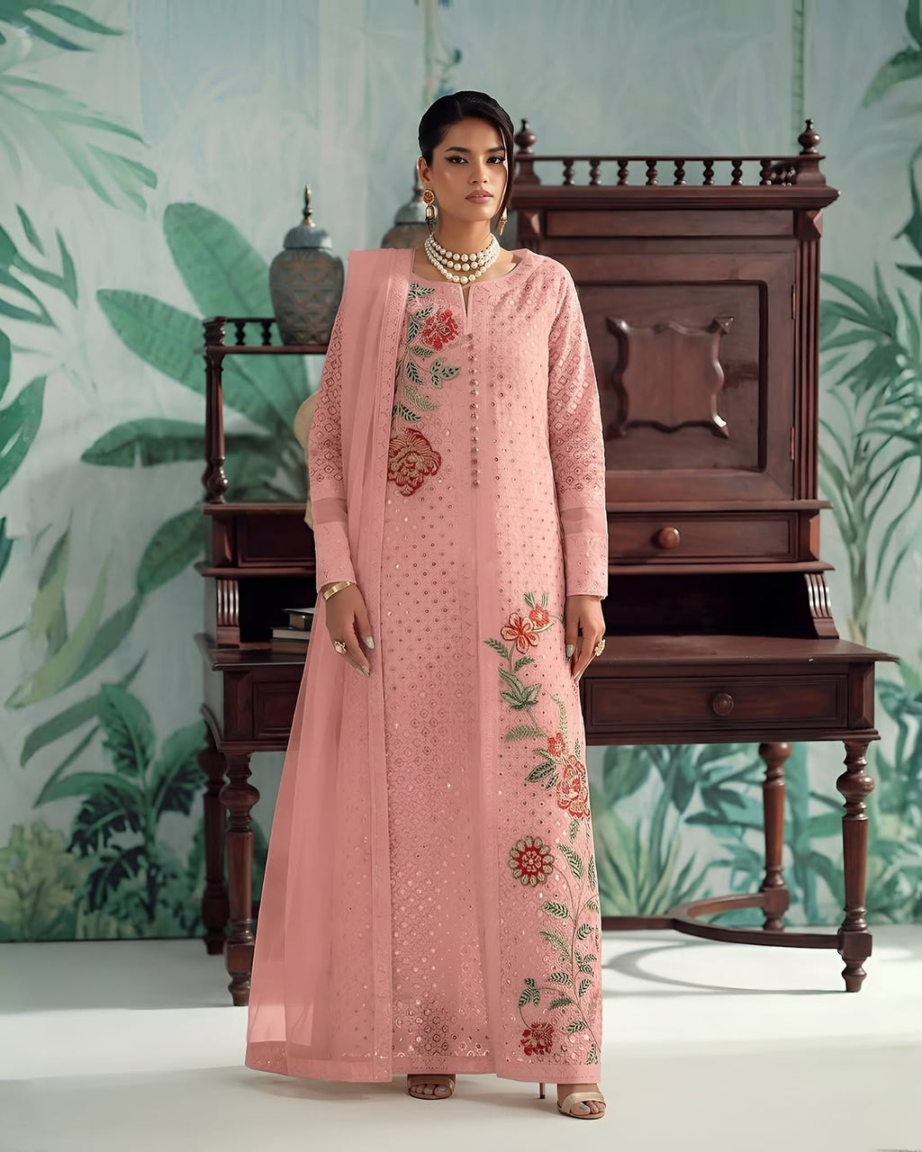 Embroidered Luxury Lawn Suit CT-916