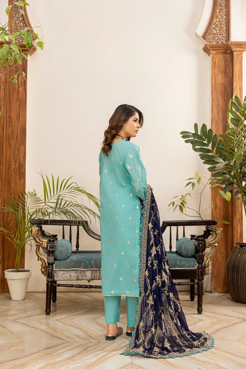 Embroidered Luxury Lawn Suit CT-710