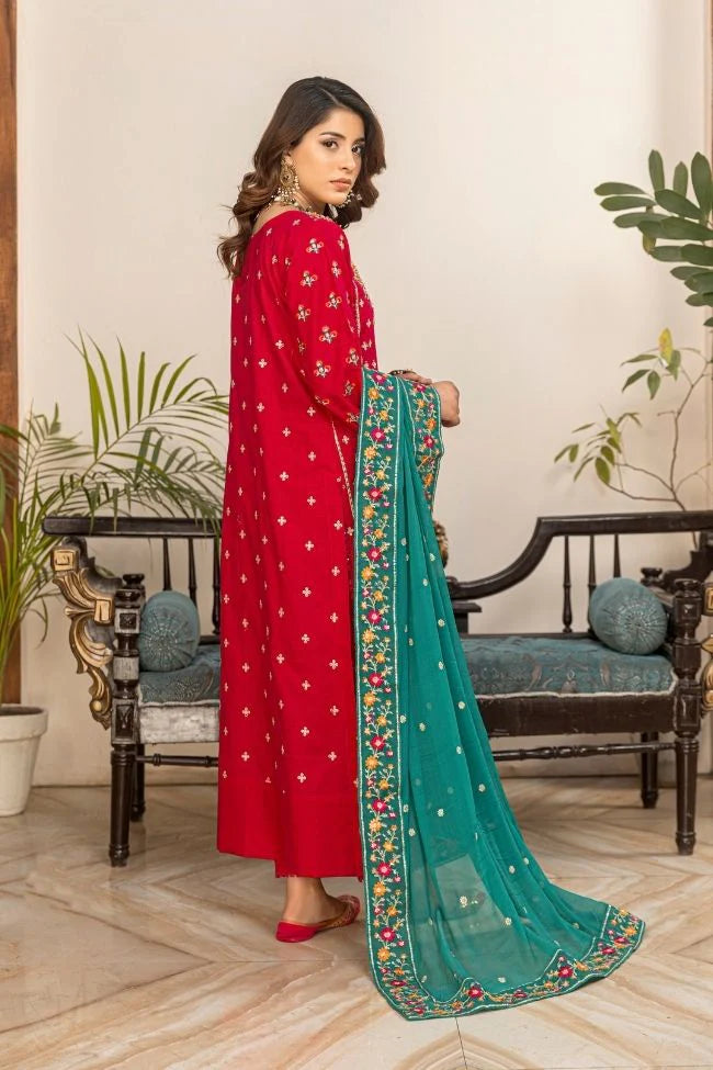 Embroidered Luxury Lawn Suit CT-711