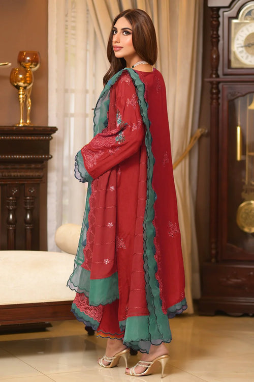 Embroidered Luxury Lawn Suit CT-562