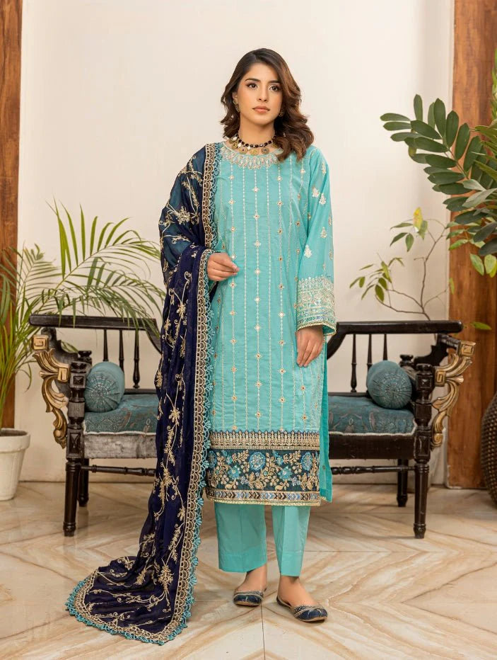 Embroidered Luxury Lawn Suit CT-710