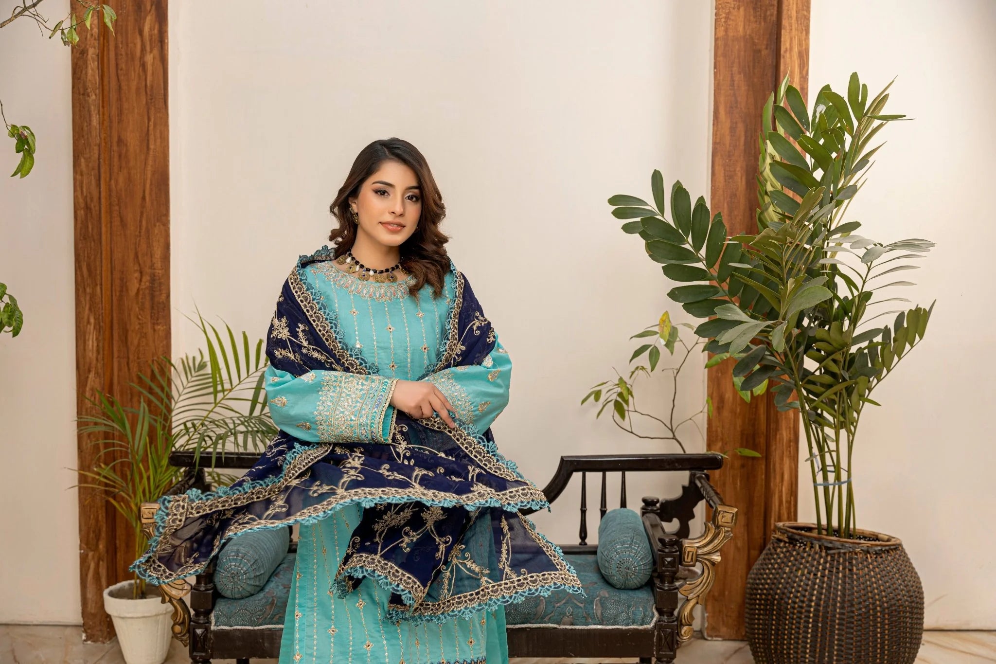Embroidered Luxury Lawn Suit CT-710